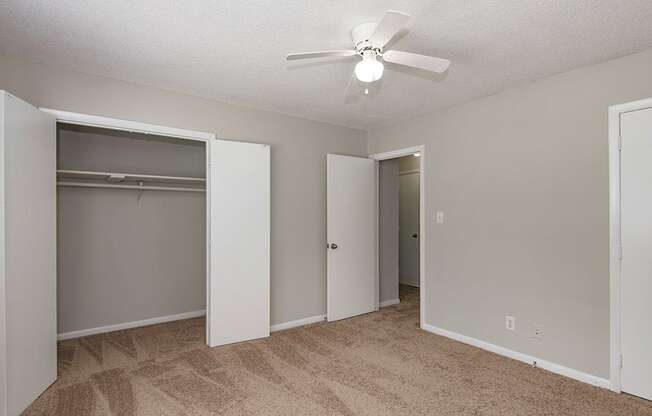 Closet at Tryon Village Apartments in Raleigh NC