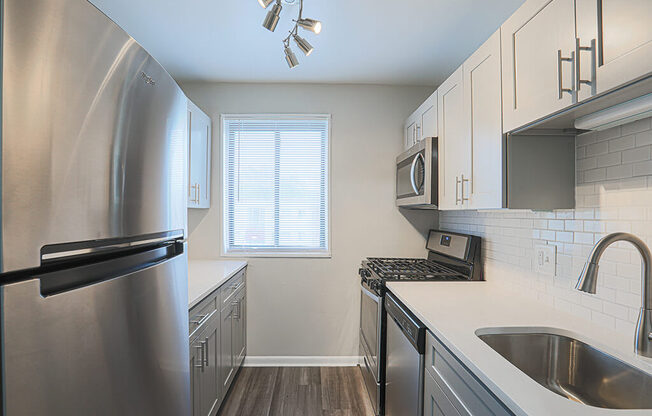 Well Equipped Kitchen at Flats of Forestville, Forestville