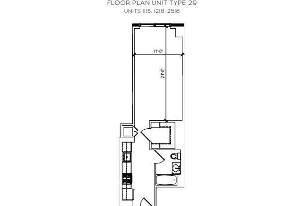 Studio, 1 bath, $4,250, Unit 212116