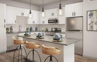 Brand New Apartment Kitchen in Colorado Springs
