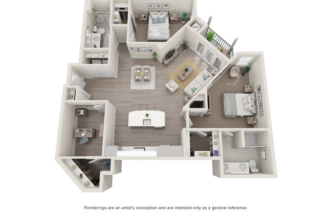 2 beds, 2 baths, 1,371 sqft, $3,395