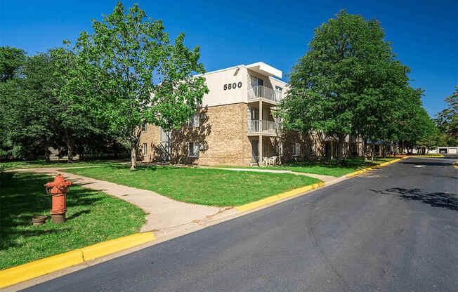 apartments at fountains in the park with a balcony