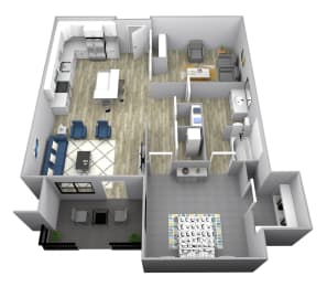 1 bed, 1 bath, 944 sqft, $1,955