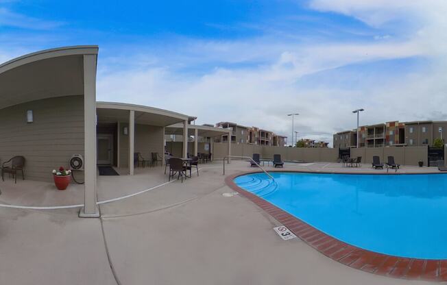 Glimmering Pool at Mosaic on the River Apartments, Richland, WA