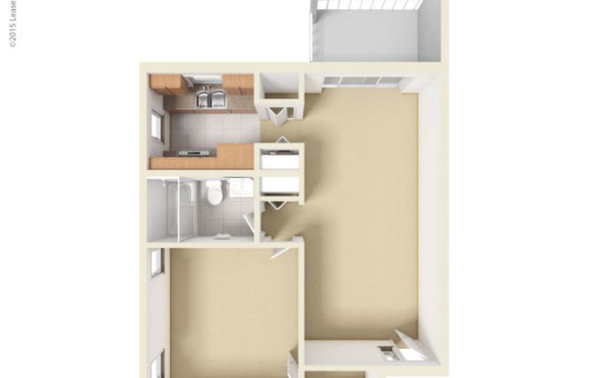 1 bed, 1 bath, 750 sqft, $1,635