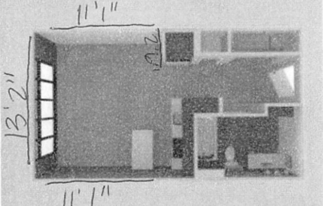 Studio, 1 bath, 354 sqft, $2,250, Unit 424