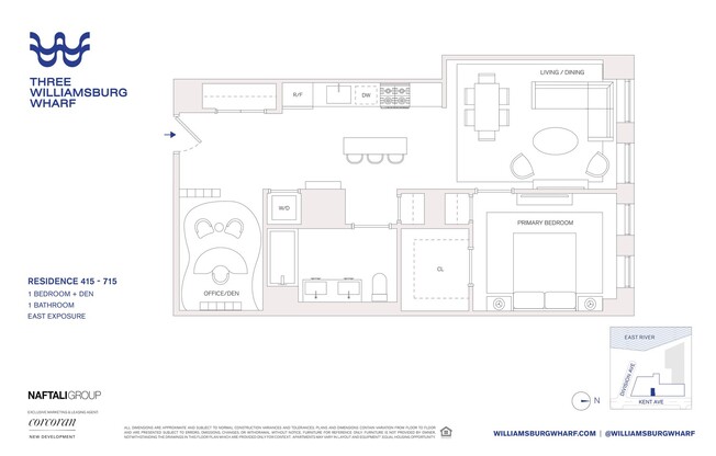1 bed, 1 bath, $6,165, Unit 415