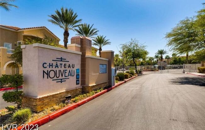 UPGRADED 1BD/1BA GATED CONDO INSIDE CHATEAU NOUVEAU! NEW FLOORING & PAINT!