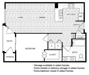 1 bed, 1 bath, 898 sqft, $3,490