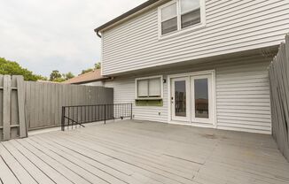 3 bed, 2.5 bath Townhome, Amazing New Deck, Covered Parking-Available Now