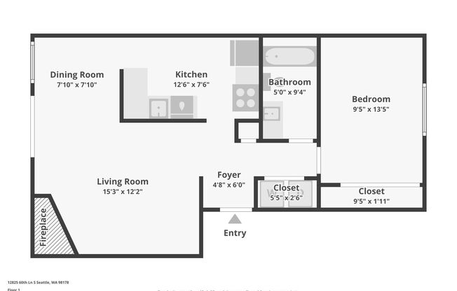 1 bed, 1 bath, 680 sqft, $1,530, Unit A-11