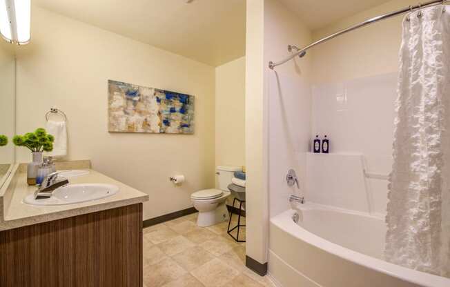 Master Bathroom at Discovery West, Issaquah, Washington