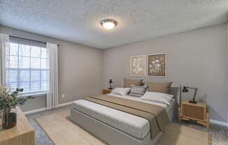 A spacious bedroom at Landmark at Lyncrest Reserve Apartments, Nashville, 37209