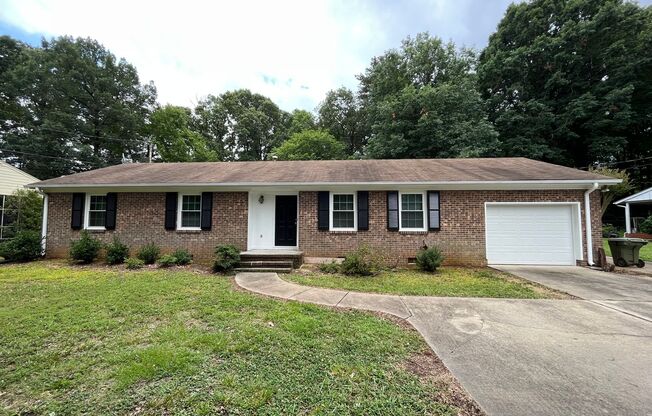 Ranch-Style 3BD, 2BA North Raleigh Home with Privacy Fence Backyard (Partial) and 1-Car Garage