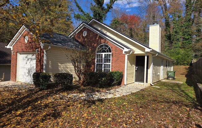 Beautiful 3 bedroom home located in Atlanta