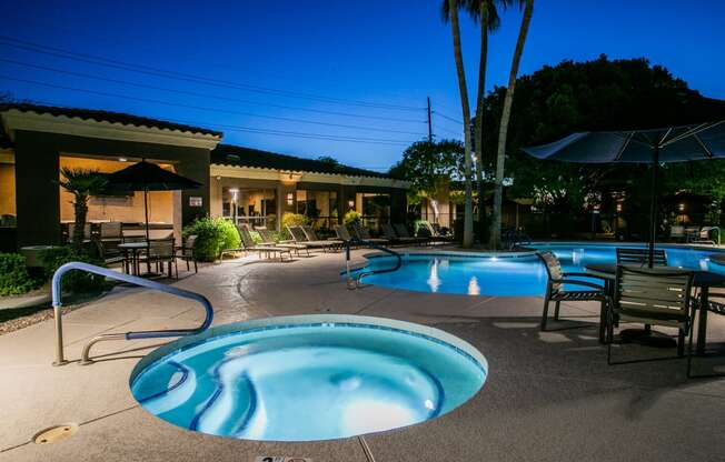 Year Round Spa/ Hot Tub at Apartments in Anthem AZ