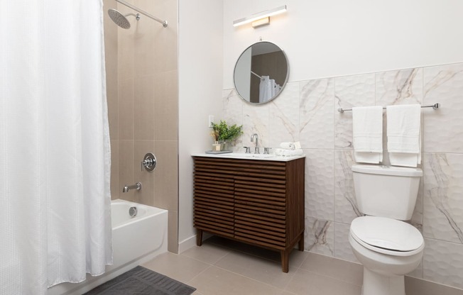 Bathroom at Bristol Station Apartments, Carteret, NJ