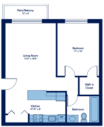 1 bed, 1 bath, 650 sqft, $1,630