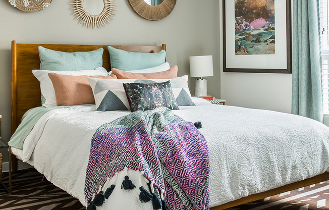 King-sized bedrooms