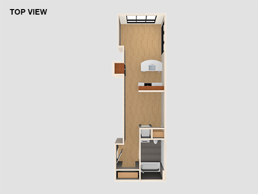 1 bed, 1 bath, $2,700, Unit 510
