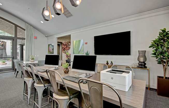 Conference Room With TV at Andante Apartments, Phoenix, 85048