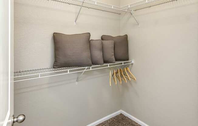 Spacious Closet at Legacy Commons Apartments in Omaha, NE