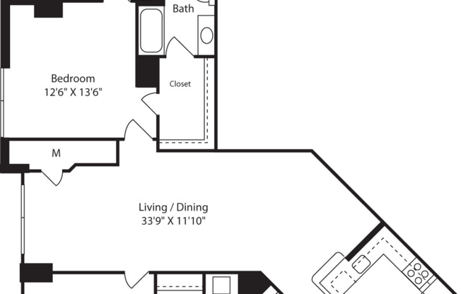 2 beds, 2 baths, 1,352 sqft, $4,054, Unit 1088