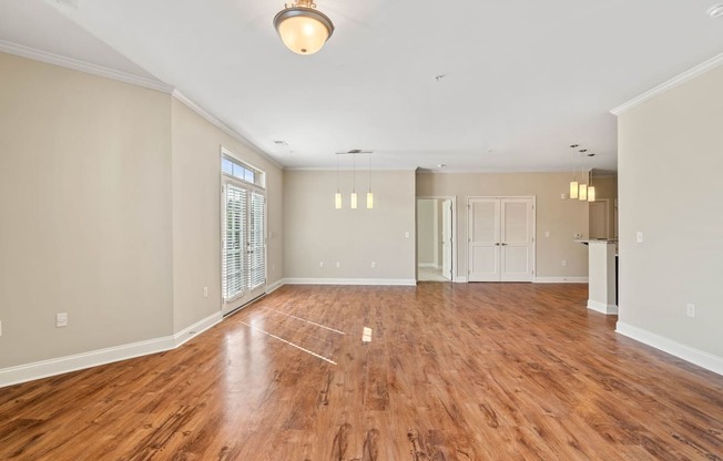 Living Room Area at The Village Lofts in Greensboro, NC