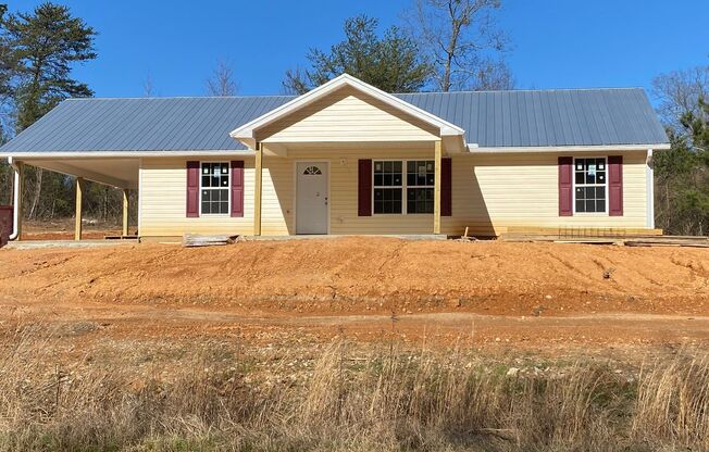 NEW CONSTRUCTION. 264 Silver Run Rd. Munford, AL