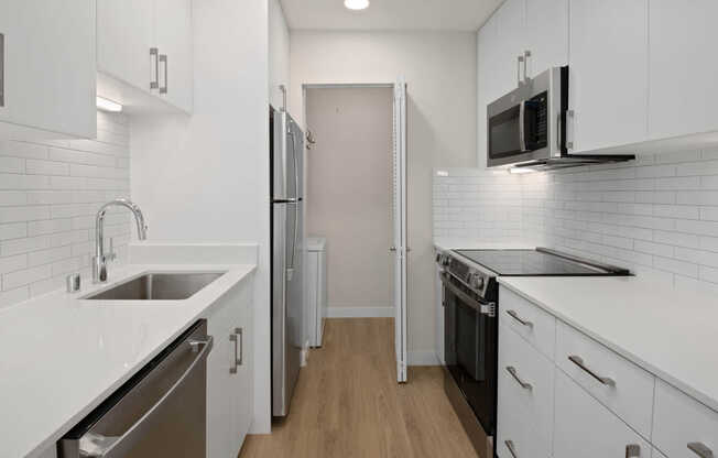 Kitchen with Stainless Steel Appliances