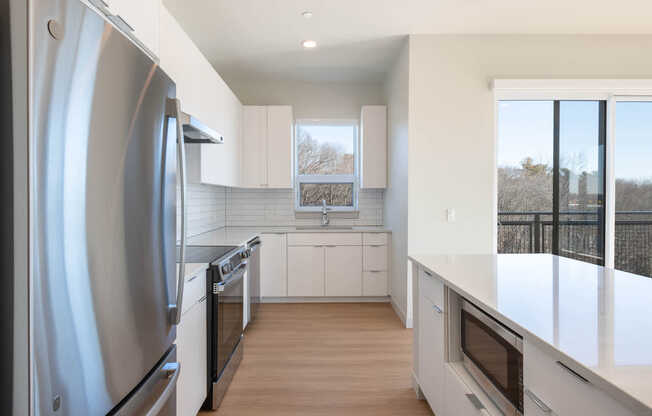 Kitchen with Stainless Steel Appliances