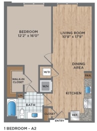 1 bed, 1 bath, 753 sqft, $3,205