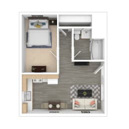 1 bed, 1 bath, 650 sqft, $1,479