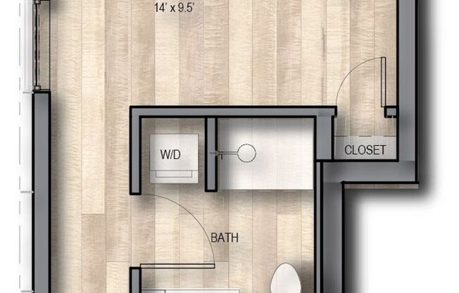 1 bed, 1 bath, 535 sqft, $1,885, Unit Unit 606