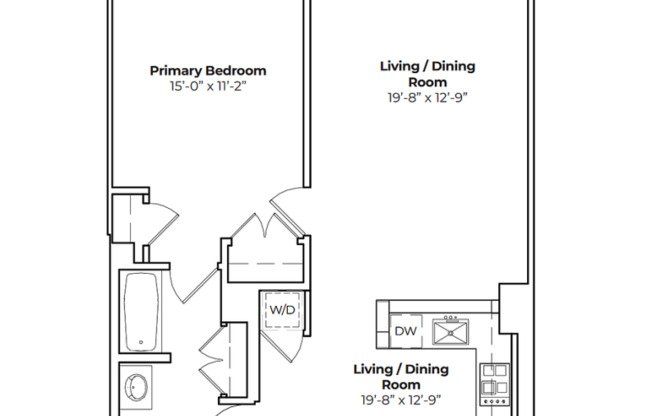 1 bed, 1 bath, 855 sqft, $5,500, Unit 5P