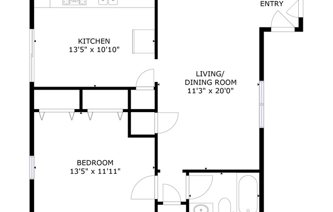 1 bed, 1 bath, 755 sqft, $1,025, Unit 3085-05