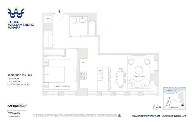 1 bed, 1 bath, $5,085, Unit 609
