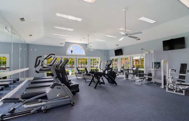 Fitness Center at Bridford Lake Apartments, North Carolina