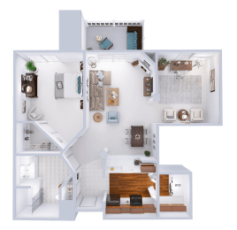 1 bed, 1 bath, 994 sqft, $1,892