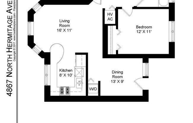 1 bed, 1 bath, 783 sqft, $2,350, Unit 4867-2E