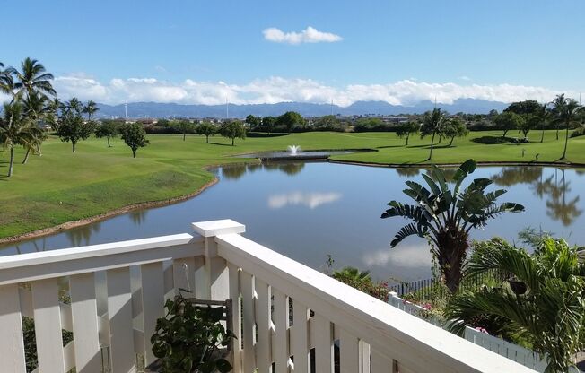 Gorgeous Fully Furnished Kekuilani Villas 2nd floor corner unit - Golf Course View - Split AC 2bd/2ba/2pkg