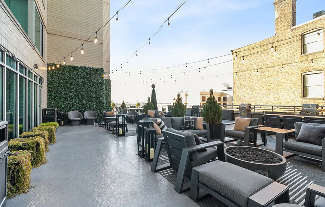 Gather above, relax in style