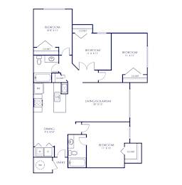 4 beds, 2 baths, 1,344 sqft, $2,686