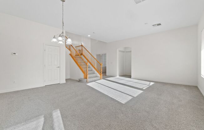 WOW! 4 Bed, 3 Bath, 3 Car Grg, Loft, Balcony & Huge Backyard