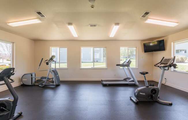 State of the Art Gym at Silver Lake Apartments