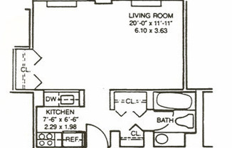 1 bed, 1 bath, $4,500, Unit 5N