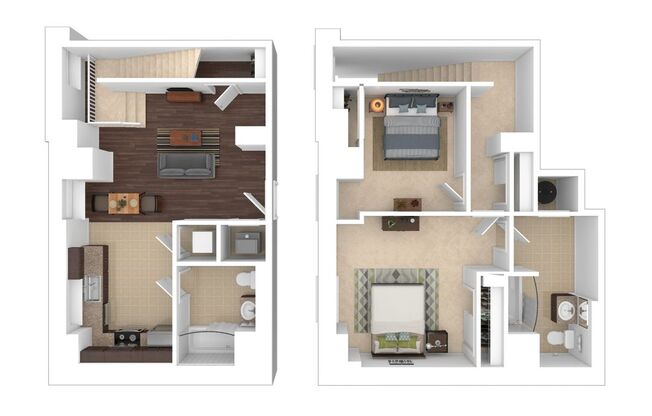 2 beds, 2 baths, 959 sqft, $4,045, Unit H-721