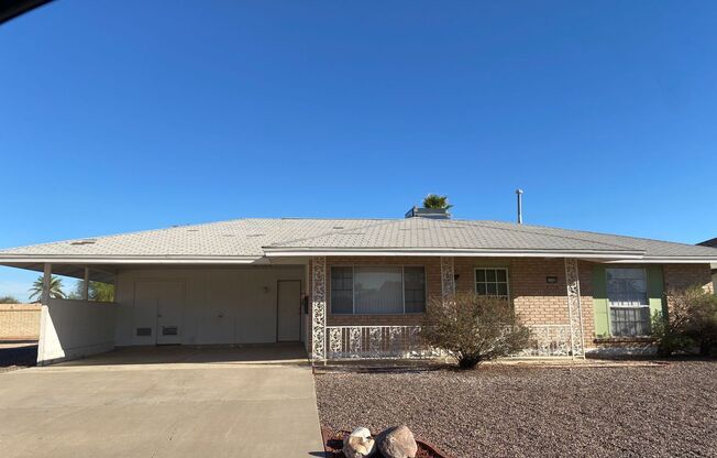 Amazing rental opportunity in Sun City, 55+ community!!