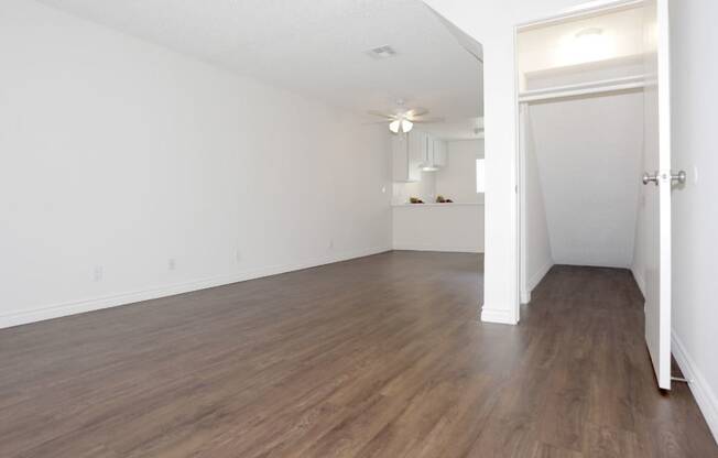 Crenshaw townhomes have updated vinyl wood floors