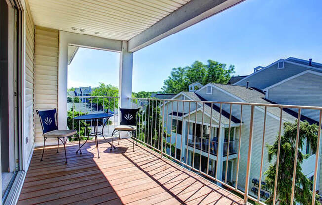 patio at apartment 